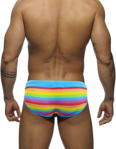 UXH Mens Swimsuit Briefs Padded Swimwear Stitching Sexy Fashion Swimming Bikini Board Beach Surfing Swim in Kuwait