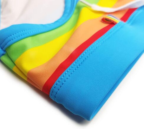 UXH Mens Swimsuit Briefs Padded Swimwear Stitching Sexy Fashion Swimming Bikini Board Beach Surfing Swim in Kuwait