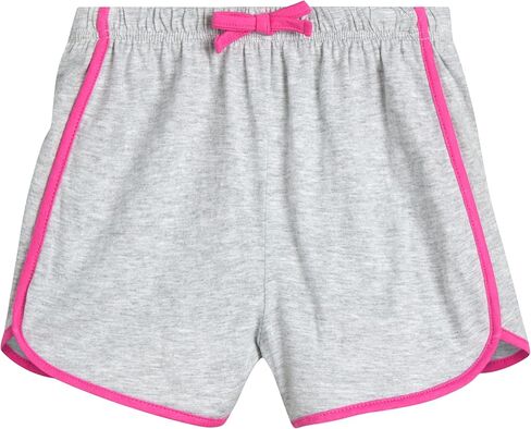 طقم شورت رياضي للفتيات من Dreamstar - 6 قطع تي شيرت بأكمام قصيرة وشورت دولفين (7-16) in Kuwait