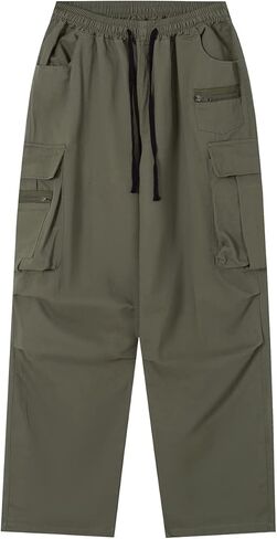 سروال نسائي فضفاض من Unotobe للتنزه سيرًا على الأقدام Y2K Harajuku مع جيوب in Kuwait