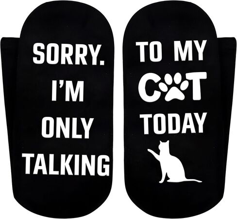 Belloxis القط الجوارب الرجال القط هدايا لمحبي القطط القط أبي هدايا للرجال الذين لديهم كل شيء قبضة الجوارب جوارب بأشكال مضحكة الجوارب السوداء in Kuwait