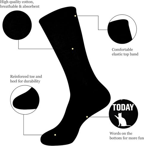 Belloxis القط الجوارب الرجال القط هدايا لمحبي القطط القط أبي هدايا للرجال الذين لديهم كل شيء قبضة الجوارب جوارب بأشكال مضحكة الجوارب السوداء in Kuwait