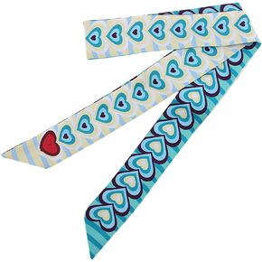 IMLECK مخطط الحب الموضة منديل حقيبة يد الشعر وشاح سوار هدية in Kuwait