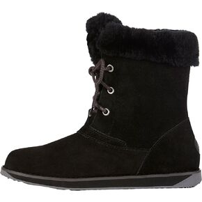 حذاء EMU Australia Shaw Lo للسيدات من بطانة الجلد مقاوم للماء باللون الأسود in Kuwait