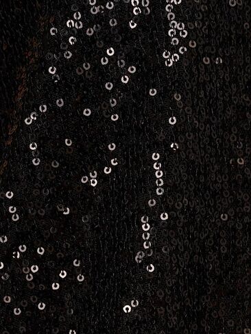Adrianna Papell Women's Sleeveless Sequin Top W Feather Trim Hem in Saudi Arabia