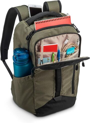 High Sierra Everyday Backpack w/Device Sleeve & Adjustable Straps, Grey Blue in Kuwait