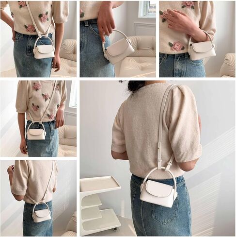 Ayliss Women Mini Purse Bag Mini Top Handle Clutch Crossbody Handbag Mini Cute Purse Lipstick Bag Ladies Accessories Gift in Saudi Arabia