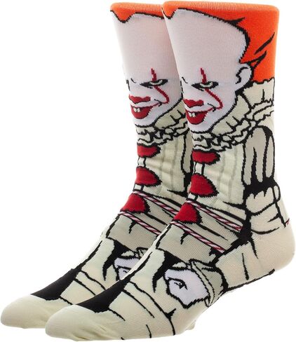 Bioworld IT Pennywise 360 Character Crew Socks for Men in Saudi Arabia