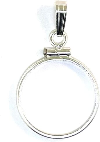 Sterling silver Edge Frame Mount Bezel Pendant For US Quarter 25 cents Coin in Saudi Arabia