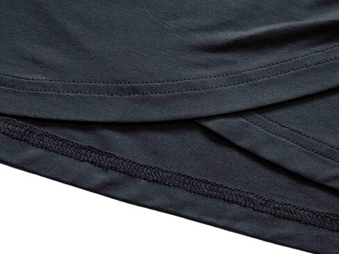 GUBERRY Women's Deep V Neck Short Sleeve Unique Cross Wrap Sexy Slim Fit Tops in Kuwait