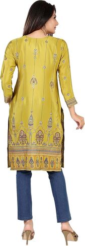 Maple Clothing Kurti Long Indian Tunic Tops for Women Party Wear Kurta in Saudi Arabia
