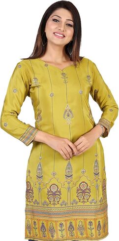 Maple Clothing Kurti Long Indian Tunic Tops for Women Party Wear Kurta in Saudi Arabia