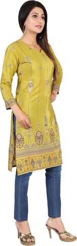 Maple Clothing Kurti Long Indian Tunic Tops for Women Party Wear Kurta in Saudi Arabia