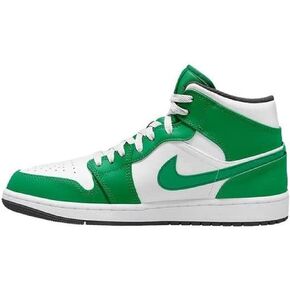 Jordan Nike Air 1 Mid Mens Lucky Green DQ8426 301 - Size 12,Lucky Green/Black-white in Saudi Arabia