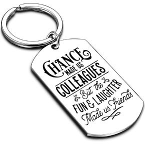 Nimteve Coworker Leaving Gifts for Colleague Friend Boss Goodbye Farewell Gifts Going Away Keychain Retirement Gifts
