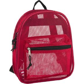 Mini Mesh Backpack for Women, Girls for School, Beach Toys, Pool, Swimming Gear; Mini Transparent Backpacks