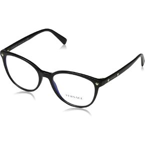 Versace VE3256 - GB1 Eyeglass Frame BLACK w/DEMO LENS 54mm in Saudi Arabia