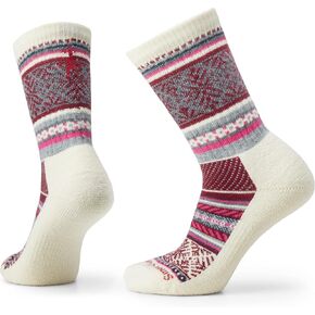 Smartwool Everyday Fair Isle Sweater Light Cushion Merino Wool Crew Socks For Men and Women