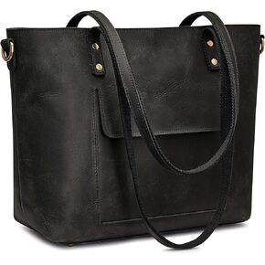 حقيبة كتف نسائية من الجلد الطبيعي من S-ZONE، حقيبة يد كلاسيكية بمحفظة كروس in Kuwait