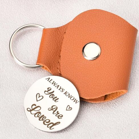 ShiQiao Spl Pocket Hug Coin Token Chirstmas Birthday Gifts Long Distance Relationship Keepsake Gift Keychain for Women Men in Kuwait
