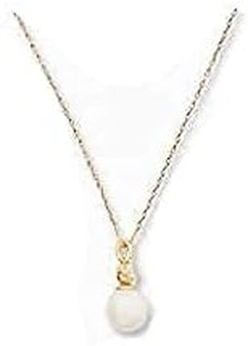 Kate Spade New York Pearl Mini Pendant Necklace, Cream and Goldtone in Saudi Arabia