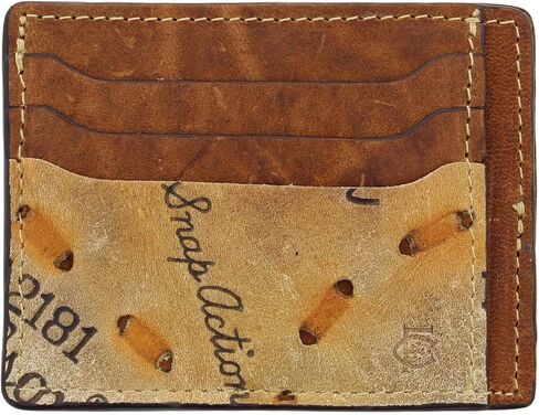 محفظة صغيرة الجيب الأمامي من Fielders Choice Goods - مصنوعة يدوياً من جلد قفاز البيسبول القديم من FC Goods، بني، مقاس واحد, بني, One size, عتيق in Kuwait