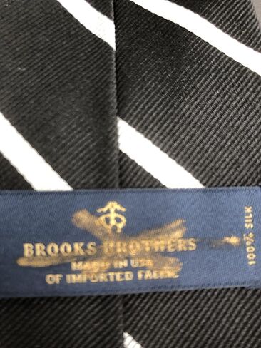 Brooks Brothers Black Striped Tie in Saudi Arabia