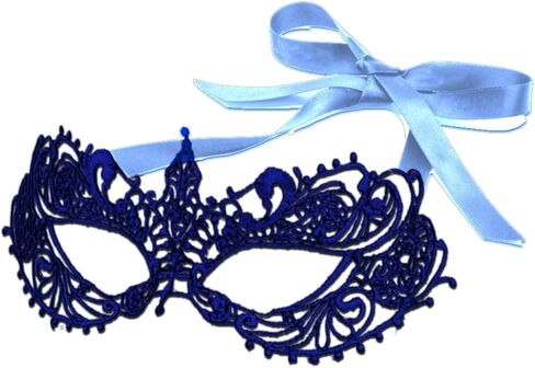 قناع الدانتيل الأصلي من شركة The Lace Mask Co. قناع أنيق من الدانتيل للحفلات التنكرية وحفلات الهالوين وقناع الكرنفال in Kuwait