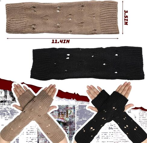 4 Pcs Grunge Accessories Sets for Women Crochet Hats Cat Beanie Vintage Beanies Grunge Gloves Crochet Fairy Grunge Accessories Ripped Glove Y2K Goth Accessories for Women Girls Teens Multicolor in Saudi Arabia