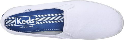 Keds Keds Champion Slip on, Sneaker Womens, White Leather, 9.5 Wide in Kuwait