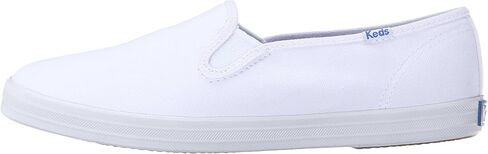 Keds Keds Champion Slip on, Sneaker Womens, White Leather, 9.5 Wide in Kuwait