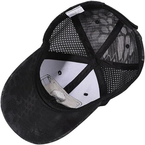 RUINUO Skull Mesh Baseball Cap Trucker Hat Tactical Operator Caps Outdoor Breath Sun Hats in Kuwait