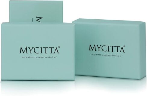 Mycitta Bridal Jewelry Set for Wedding - 18k Plated Teardrop CZ Crystal Cubic Zirconia Rhinestone Necklace Earrings Set for Bride Bridesmaids Mother of Bride Party Prom Birthstone Costume Jewelry in Kuwait