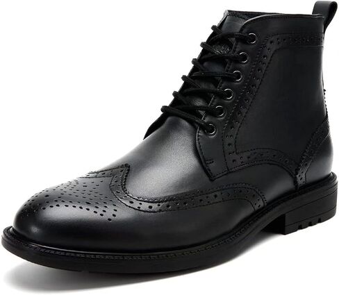Arkbird Mens Chelsea Boots, Stylish and Comfort Leather Chukka Ankle Boots with Zipper in Kuwait