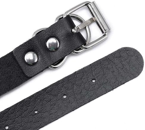 Gangel الجمجمة المختنق طوق من الجلد الناعم قلادة القوطي سلسلة الشرير تأثيري حلي للنساء والفتيات (حزمة من 1) in Kuwait