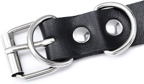 Gangel الجمجمة المختنق طوق من الجلد الناعم قلادة القوطي سلسلة الشرير تأثيري حلي للنساء والفتيات (حزمة من 1) in Kuwait