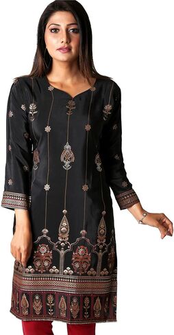 Maple Clothing Kurti Long Indian Tunic Tops for Women Party Wear Kurta in Saudi Arabia