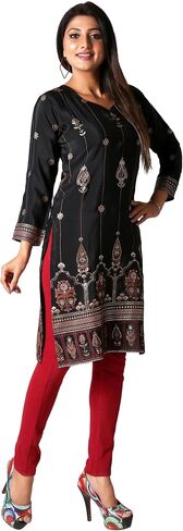 Maple Clothing Kurti Long Indian Tunic Tops for Women Party Wear Kurta in Saudi Arabia