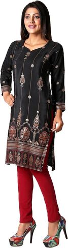 Maple Clothing Kurti Long Indian Tunic Tops for Women Party Wear Kurta in Saudi Arabia