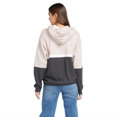 Volcom Women's Earth Tripper Quarter Zip Hoodie Fleece Sweatshirt in Saudi Arabia