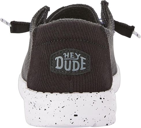 حذاء نسائي شبكي رياضي من Hey Dude باللون الأسود مقاس W12 | أحذية نسائية | حذاء بدون كعب سهل الارتداء للنساء | مريحة وخفيفة الوزن in Kuwait