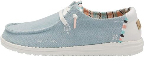 Hey Dude Wendy Vogue Women's موكاسين, أبيض, One Size in Kuwait