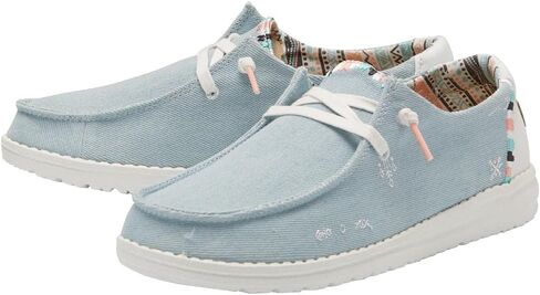 Hey Dude Wendy Vogue Women's موكاسين, أبيض, One Size in Kuwait
