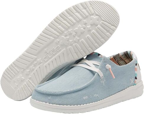 Hey Dude Wendy Vogue Women's موكاسين, أبيض, One Size in Kuwait