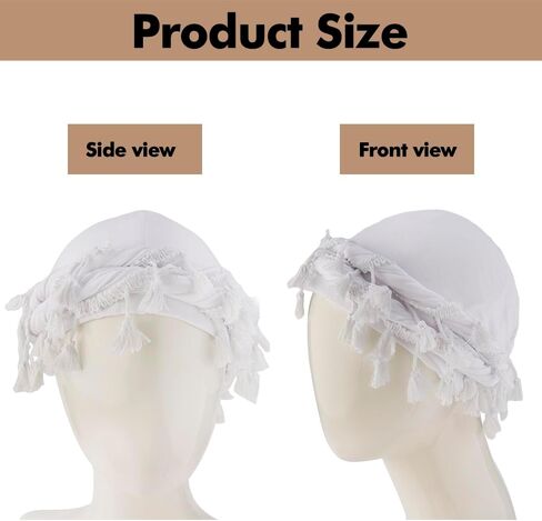 FASOTY عمامة للرجال أغطية رأس ملتوية Durag حرير ساتان مبطن هالة عمامة للرجال مشروط وغطاء شعر بونيه للنوم in Kuwait