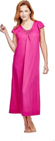Shadowline Women's Cap Sleeve Long Nightgown in Saudi Arabia