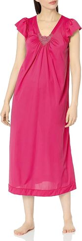 Shadowline Women's Cap Sleeve Long Nightgown in Saudi Arabia