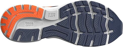 Brooks Men's Ghost 15 Neutral Running Shoe - Peacoat/Orange/Surf The Web - 12 Medium in Saudi Arabia