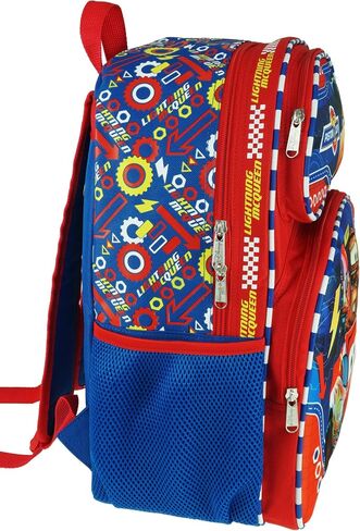 Ruz Disney Cars Large 3-D EVA Molded 16 Inch Backpack, Blue, Large, 3d Backpack in Saudi Arabia