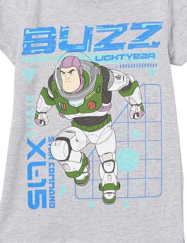 Disney Boys' Big Lightyear Buzz Xl-15 Star Command Short Sleeve Tee in Saudi Arabia